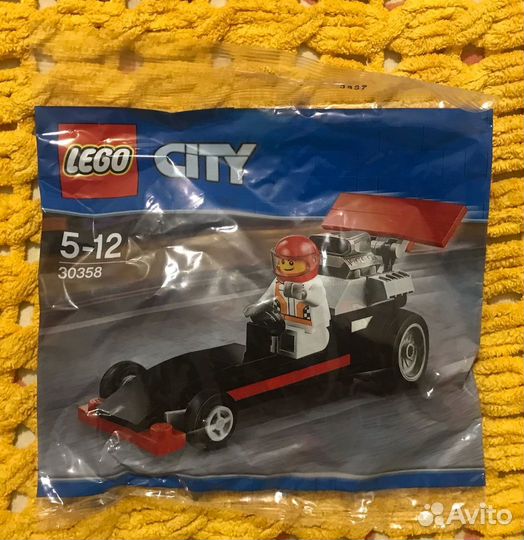 Набор lego City 30358 Драгстер (Dragster)
