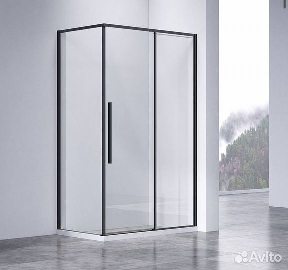 Душевой уголок Slim-N VSR-4SN8014CLB, 1400*800