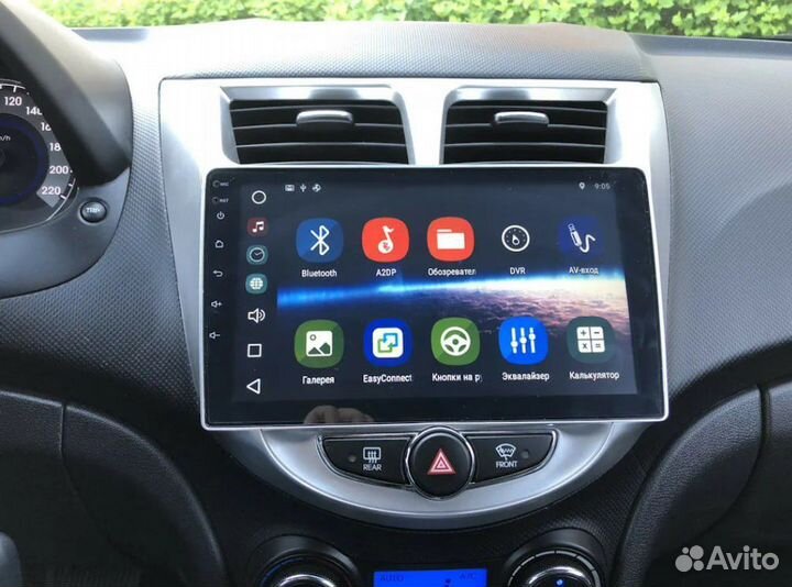 Магнитола Android hyundai Solaris