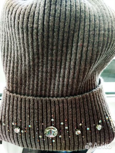 Шапка женская вязаная