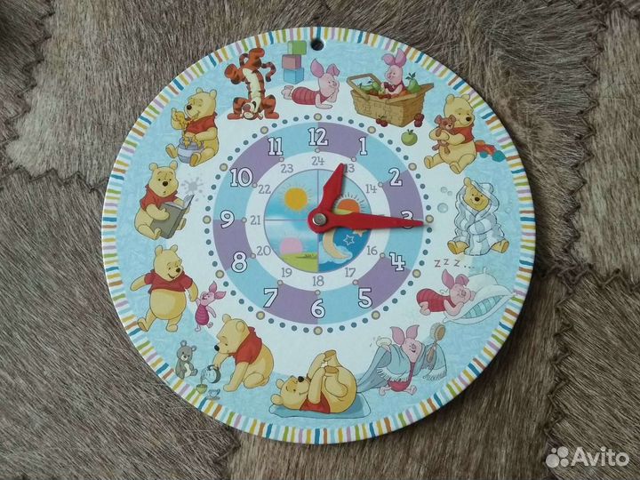 Обучающие Часы, время суток, месяца, времена года