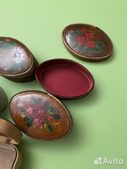 Шкатулка для украшений кожа