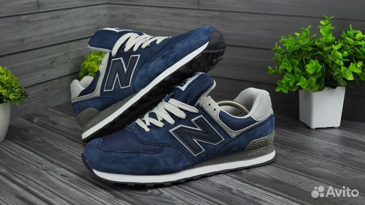 Кроссовки New balance 574 В синем