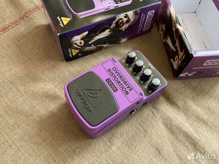 Гитарная педаль Behringer OD300 Овердрайв/Дисторшн