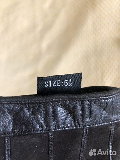 Перчатки женские кожаные