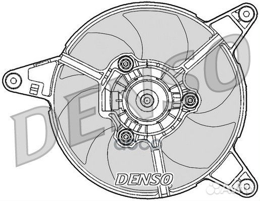 Вентилятор охлаждения двигателя DER09090 DER090