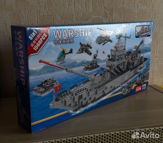 Детский конструктор Warship «военный корабль»Набор