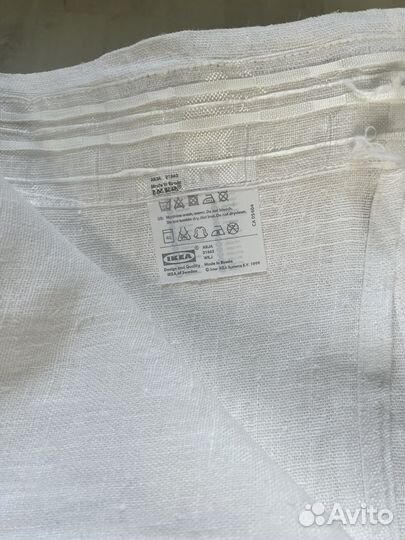 Шторы икеа, из льна