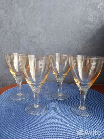 Графин цветное стекло СССР