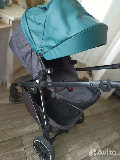 Коляска Rant NEO RA143 2 в 1 Grey/Malachite