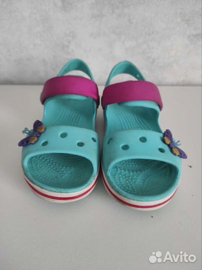 Сандалии для девочки Crocs c 11