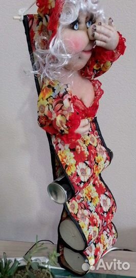 Кукла - органайзер, ручной работы