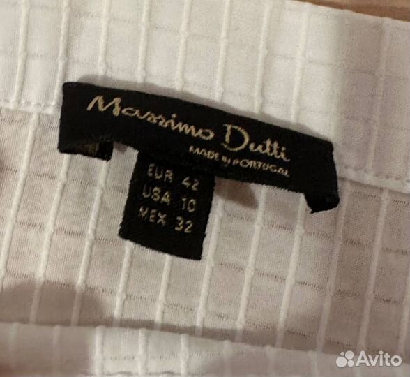 Женская блузка белая Massimo dutti M