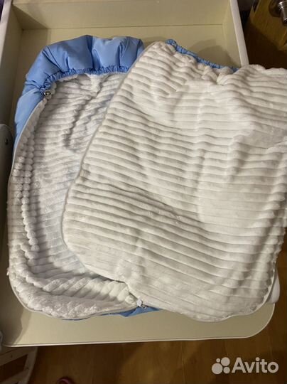 Зимний конверт в коляску