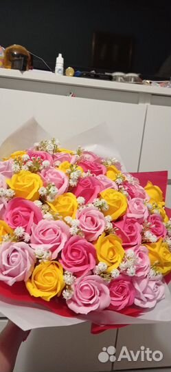 Мыльные розы букеты