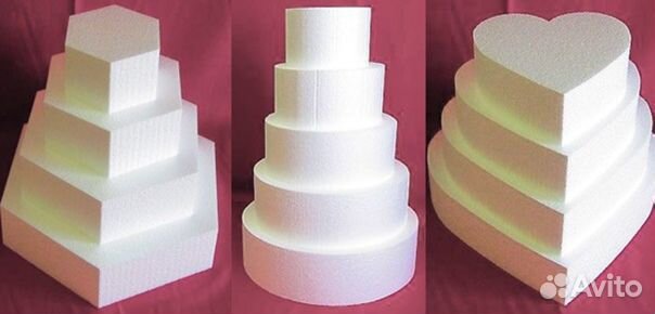 Муляжи из пенопласта для кондитеров