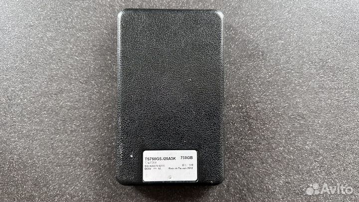 Внешний жесткий диск HDD Transcend 750gb