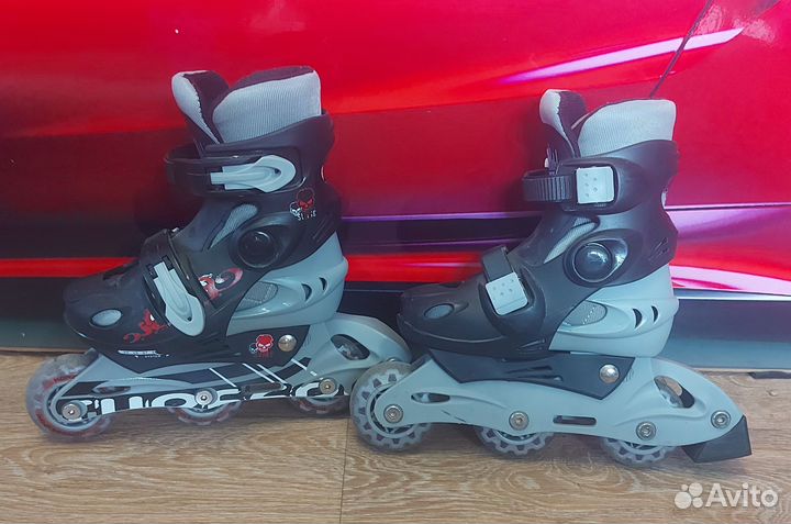 Роликовые коньки детские раздвижные