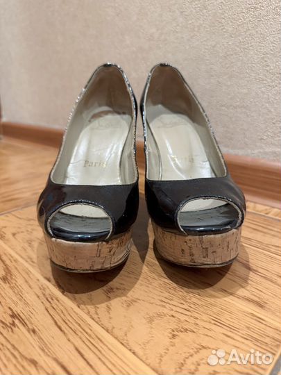 Туфли на танкетке 36 Christian louboutin