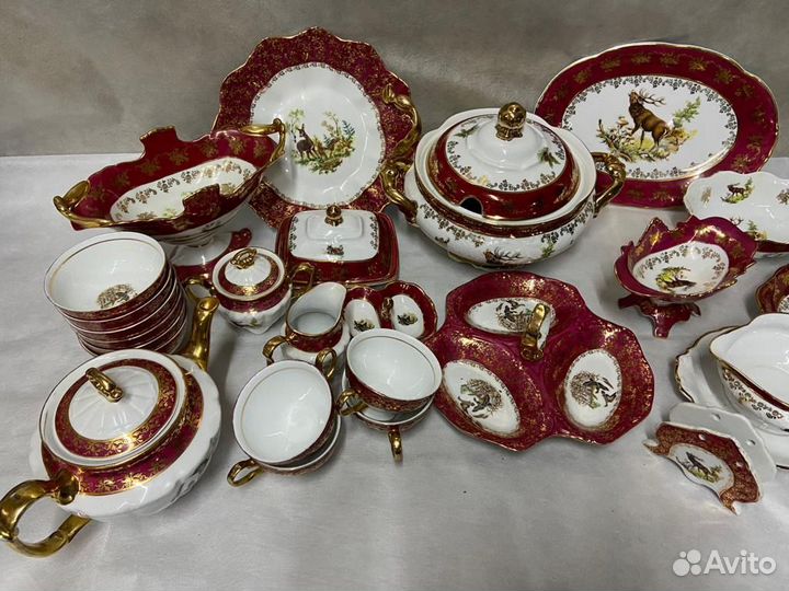 Столовый сервиз царская охота
