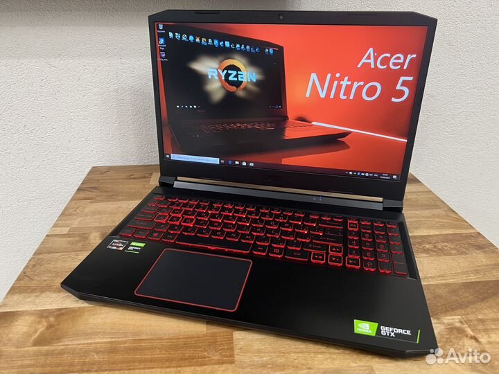2021 Nitro Ryzen 5 12 ядер 16Gb GTX1650Ti SSD512Gb