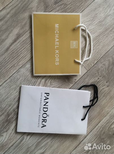 Подарочные пакеты pandora и michael kors