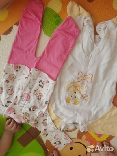 Пакек вещей на девочку 0-6 месяцев