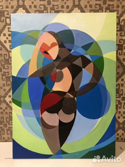Картина абстракция акрил