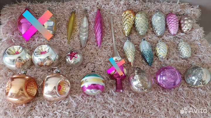 Старые ёлочные игрушки