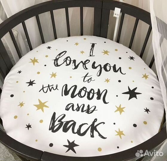 Детская кроватка из массива бука 7в1,цвет венге