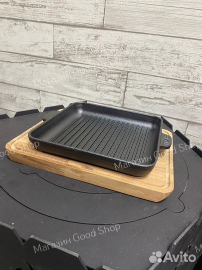 Сковорода-гриль с дощечкой