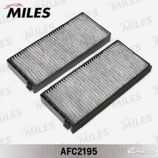 Фильтр салона KIA RIO 00- (упак.2шт.) угольный