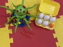 Развивающие игрушки осьминог Жоли и яйца