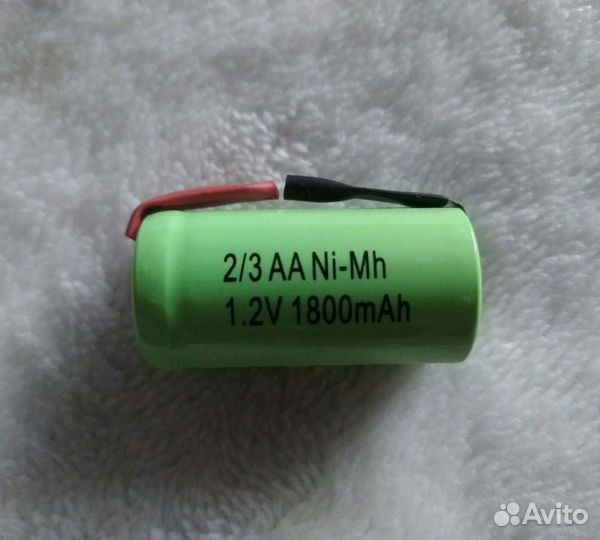 Аккумуляторы 4 шт. 2/3 AA Ni-Mh 1800mAh 1.2V