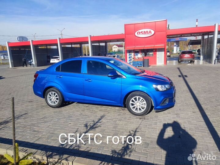 Chevrolet Aveo 1.4 AT, 2018, 52 000 км