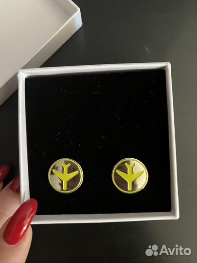 Запонки S7 Airlines мерч