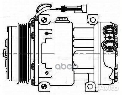 Компрессор кондиц. lcac1680 luzar