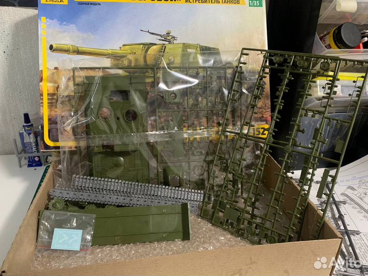 Сборная модель танка ису-152 1:35