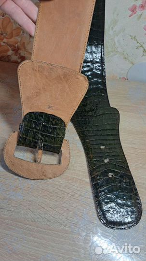 Ремень из кожи крокодила