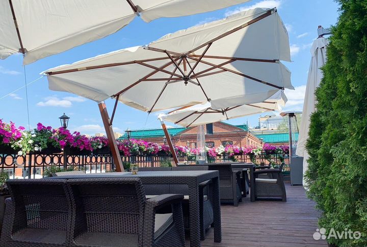 Уличные зонты для кафе и на веранду