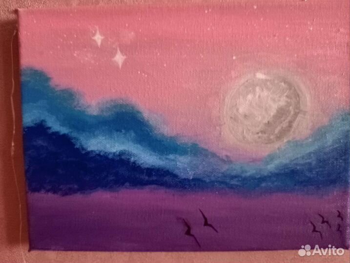 Рисунки на холсте