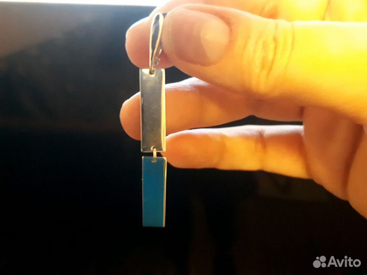 Серьги новые серебро