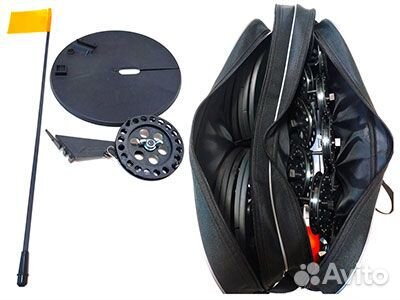 Набор жерлиц RodStars катушка 90мм 5шт в сумке