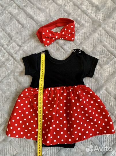 Платье боди Минни Маус 68-74