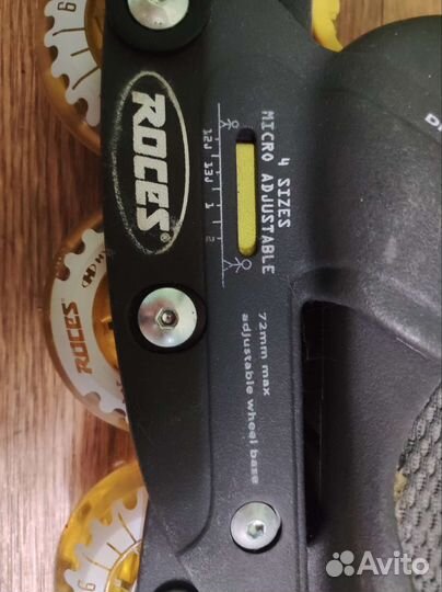 Роликовые коньки детские раздвижные