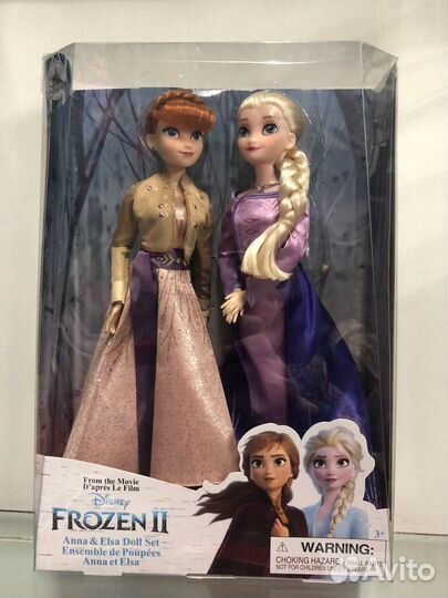 Кукла Анна и Эльза из холодное сердце frozen