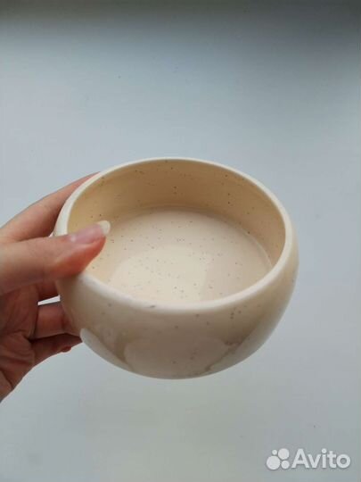 Миска керамическая, поилка, для животных