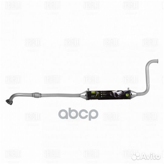 EAM 0112 резонатор глушителя алюм., с/о, Евро