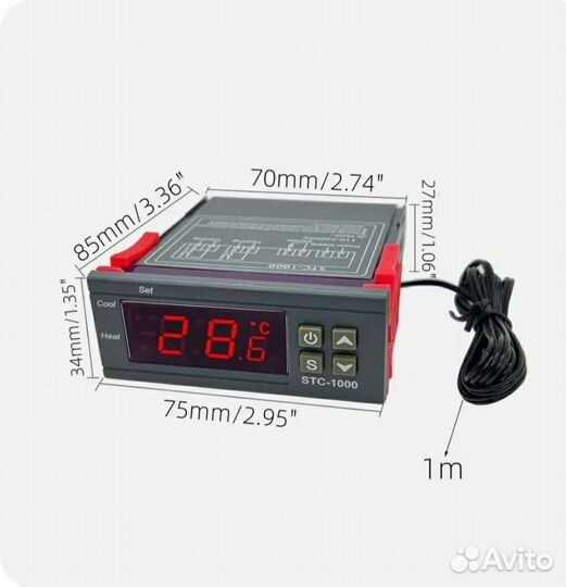 Контролер температуры/Терморегулятор