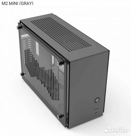 Корпус Zalman M2 mini Microtower Без бп серый, M2